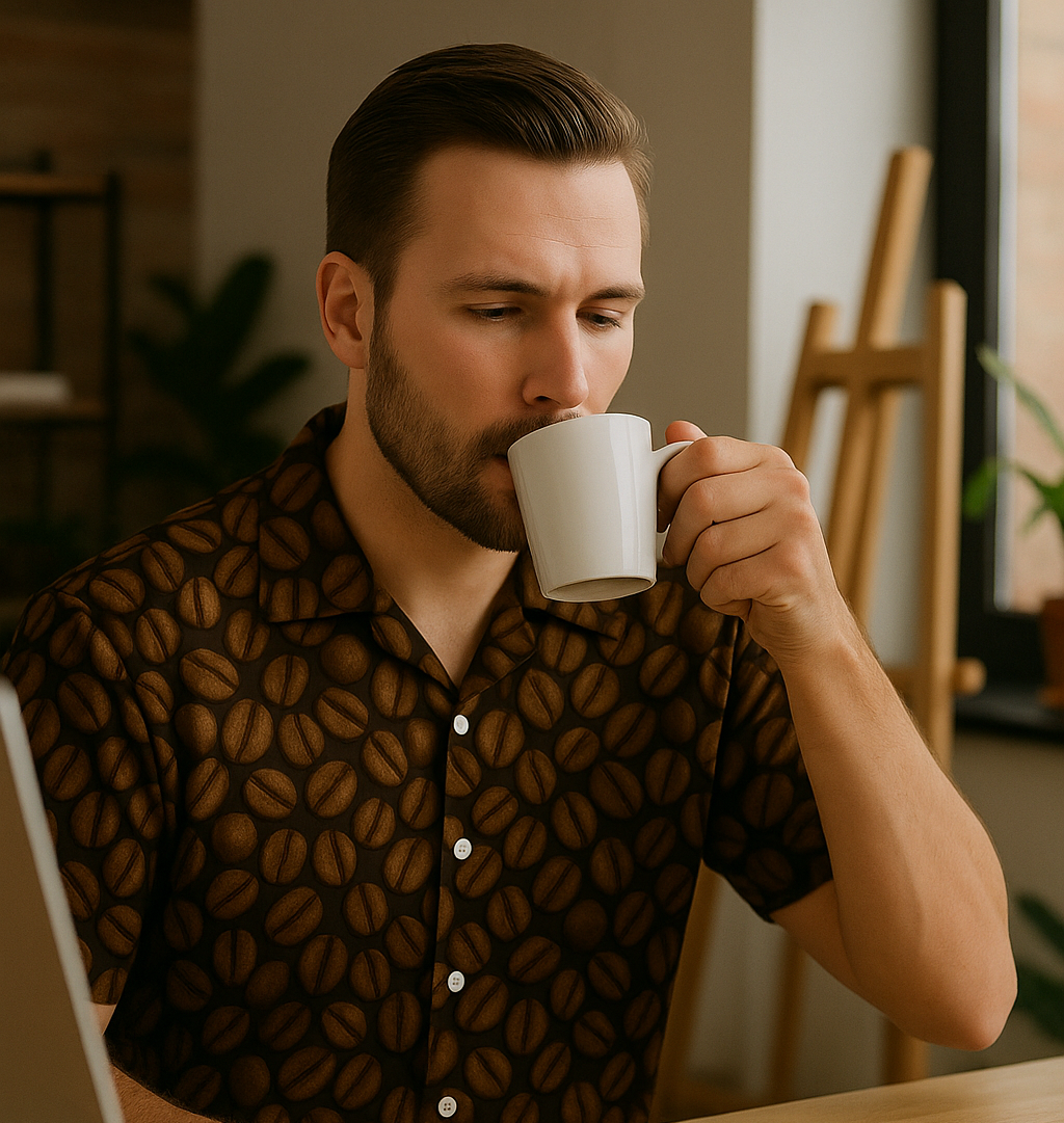 Signature Coffee Crew Shirt – Unisex Premium Fit