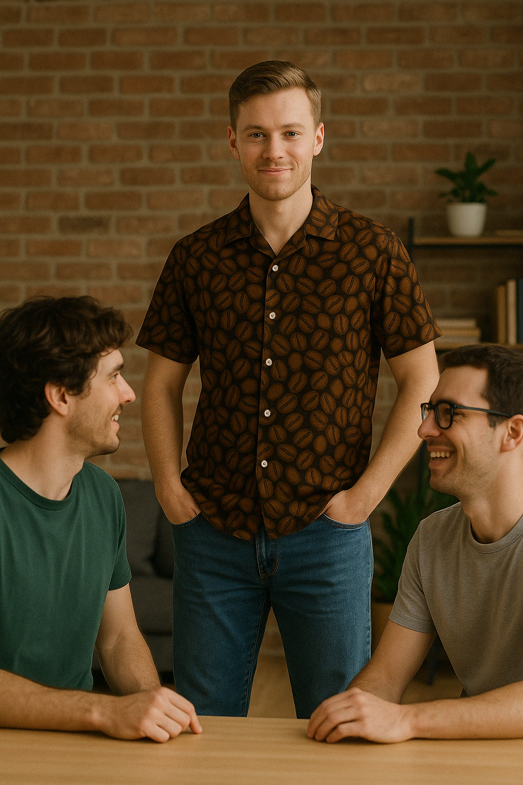 Signature Coffee Crew Shirt – Unisex Premium Fit