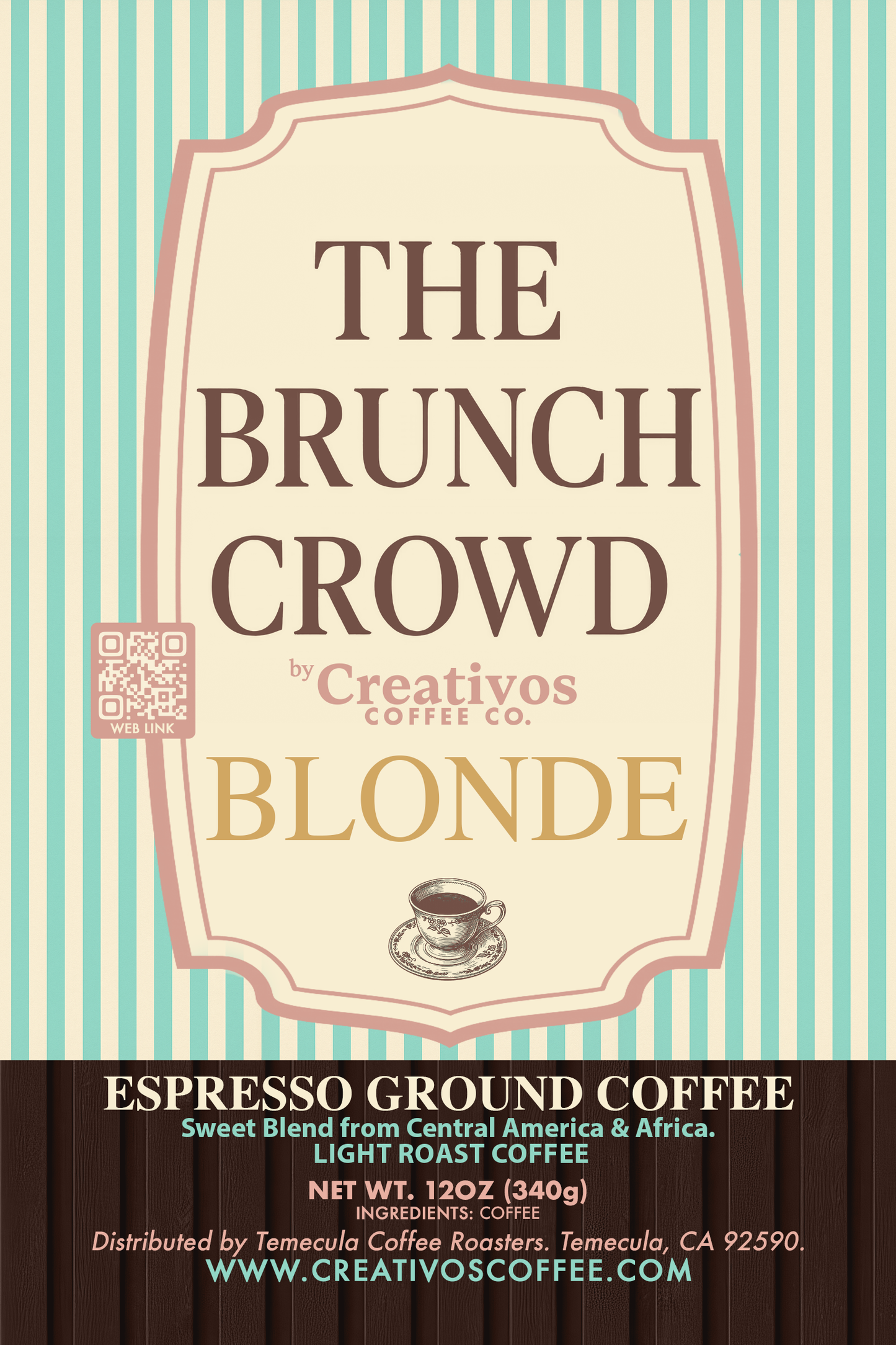 The Brunch Crowd - Espresso | Blonde Roast Whole Bean Coffee by Creativos Coffee Co.