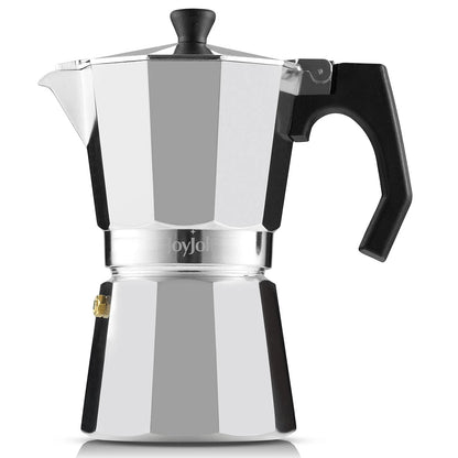 Store 6-Cup Stovetop Coffee Maker – JoyJolt Moka Pot