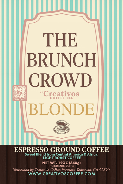 The Brunch Crowd - Espresso | Blonde Roast Whole Bean Coffee by Creativos Coffee Co.